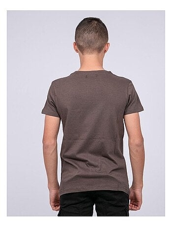 Camiseta de cuello redondo de puro algodón JOUMEA-J