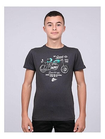 Camiseta de cuello redondo de puro algodón JOUMEA-J