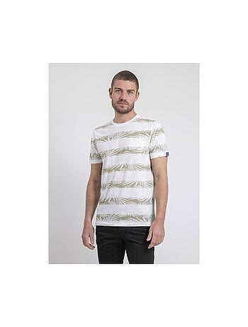 Camiseta de cuello redondo de puro algodón NADILAND