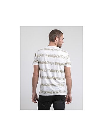 Camiseta de cuello redondo de puro algodón NADILAND