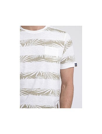 Camiseta de cuello redondo de puro algodón NADILAND