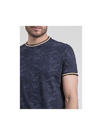 Camiseta de cuello redondo de puro algodón NADOMAX