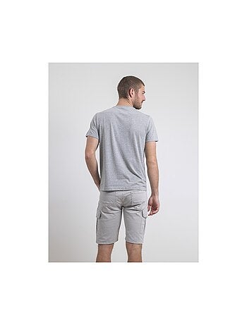 Camiseta de cuello redondo de puro algodón NAMATOU