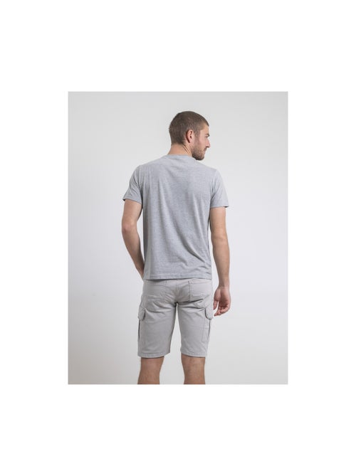 Camiseta de cuello redondo de puro algodón NAMATOU - Kiabi