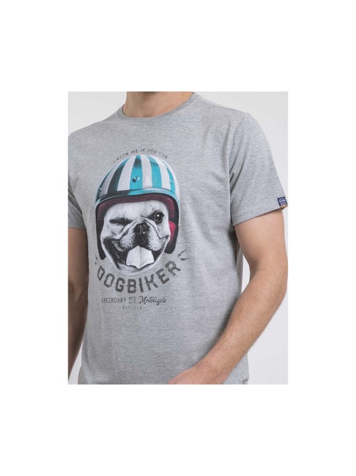 Camiseta de cuello redondo de puro algodón NAMATOU - Kiabi