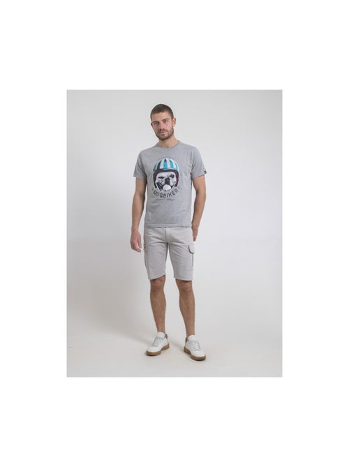 Camiseta de cuello redondo de puro algodón NAMATOU - Kiabi
