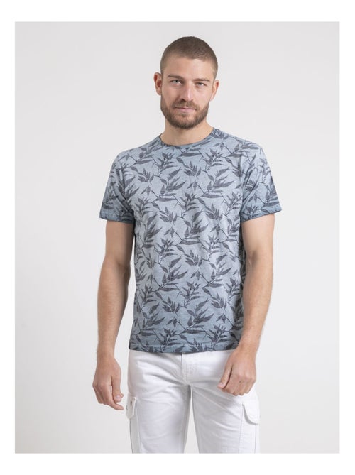 Camiseta de cuello redondo de puro algodón NAOKI - Kiabi