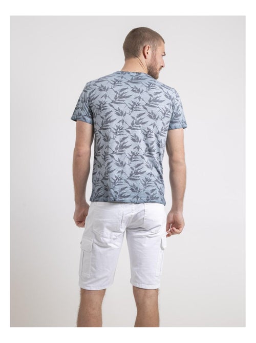 Camiseta de cuello redondo de puro algodón NAOKI - Kiabi