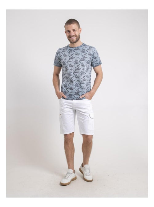 Camiseta de cuello redondo de puro algodón NAOKI - Kiabi