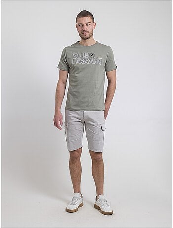 Camiseta de cuello redondo de puro algodón NAPAMIEL