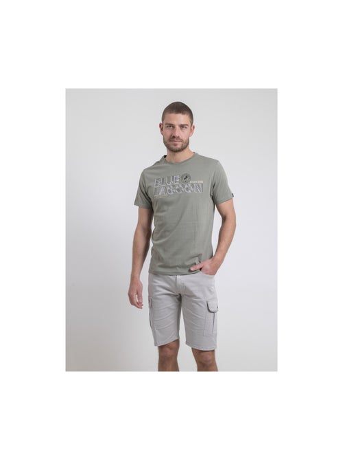 Camiseta de cuello redondo de puro algodón NAPAMIEL - Kiabi