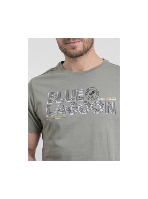 Camiseta de cuello redondo de puro algodón NAPAMIEL - Kiabi