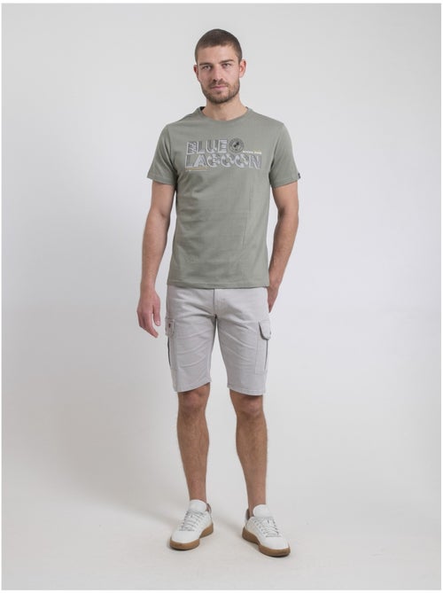 Camiseta de cuello redondo de puro algodón NAPAMIEL - Kiabi