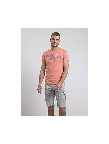 Camiseta de cuello redondo de puro algodón NAPAMIEL