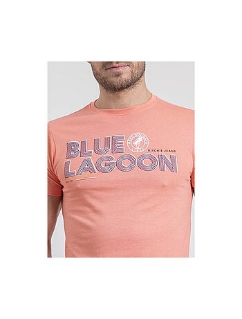 Camiseta de cuello redondo de puro algodón NAPAMIEL