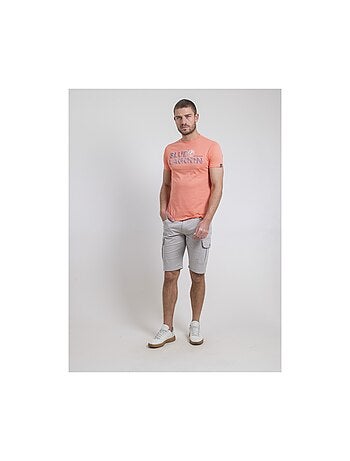 Camiseta de cuello redondo de puro algodón NAPAMIEL