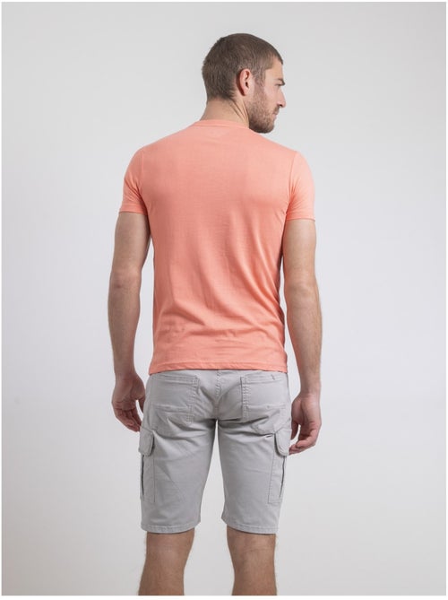 Camiseta de cuello redondo de puro algodón NAPAMIEL - Kiabi