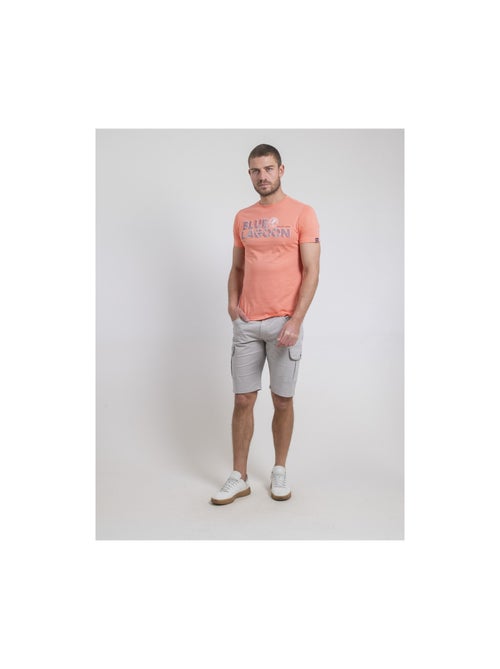 Camiseta de cuello redondo de puro algodón NAPAMIEL - Kiabi