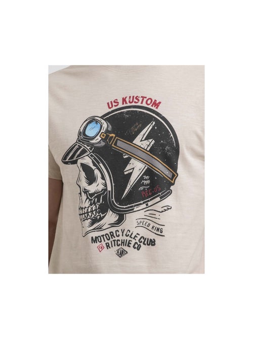 Camiseta de cuello redondo de puro algodón NAPAMOX - Kiabi