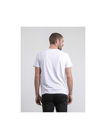 Camiseta de cuello redondo de puro algodón NAPOUR
