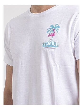 Camiseta de cuello redondo de puro algodón NARUBA