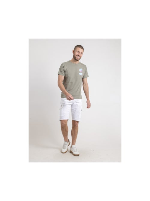 Camiseta de cuello redondo de puro algodón NARUBA - Kiabi