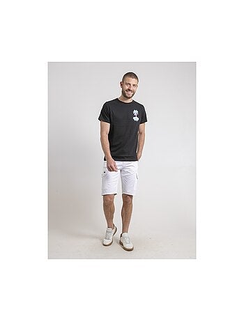 Camiseta de cuello redondo de puro algodón NARUBA