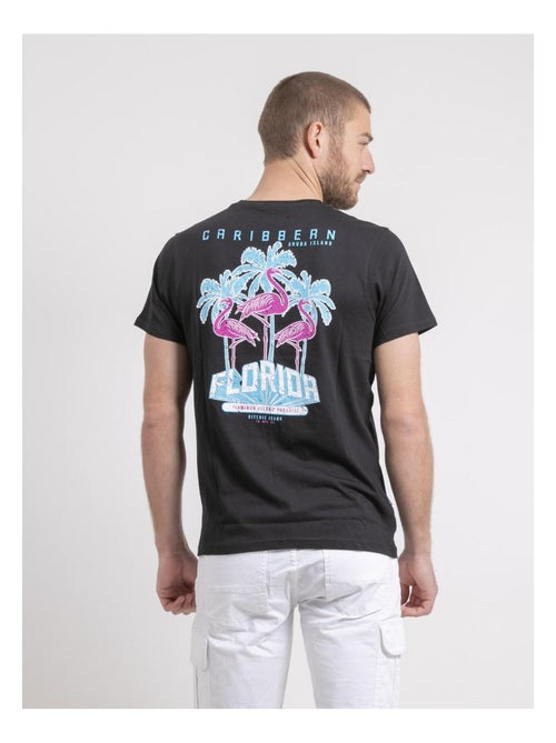 Camiseta de cuello redondo de puro algodón NARUBA - Kiabi