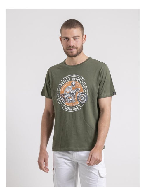 Camiseta de cuello redondo de puro algodón NELIZIO - Kiabi