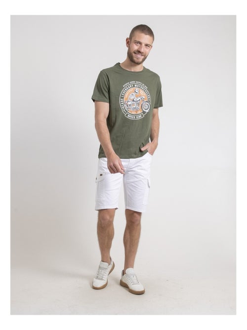 Camiseta de cuello redondo de puro algodón NELIZIO - Kiabi