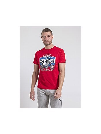 Camiseta de cuello redondo de puro algodón NELORIC