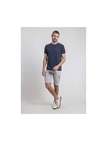 Camiseta de cuello redondo de puro algodón NERIGOTE