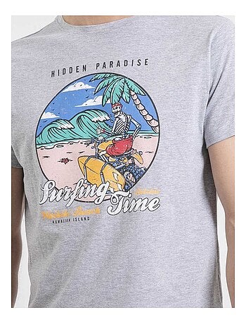 Camiseta de cuello redondo de puro algodón NEROMAX