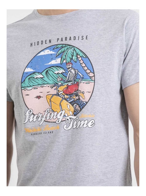 Camiseta de cuello redondo de puro algodón NEROMAX - Kiabi