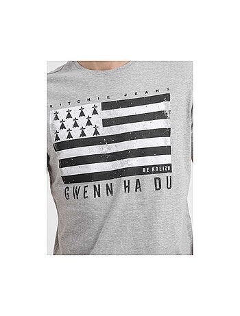 Camiseta de cuello redondo de puro algodón NEVENOU