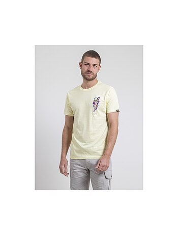 Camiseta de cuello redondo de puro algodón NIKISKULL