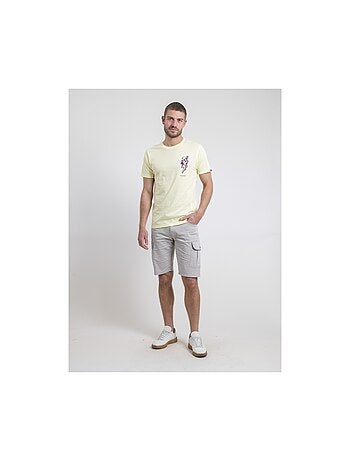 Camiseta de cuello redondo de puro algodón NIKISKULL