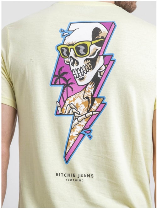 Camiseta de cuello redondo de puro algodón NIKISKULL - Kiabi