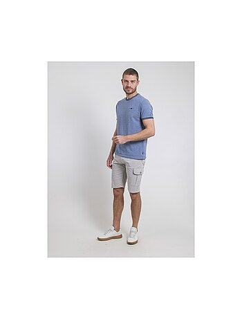 Camiseta de cuello redondo de puro algodón NILOSUN
