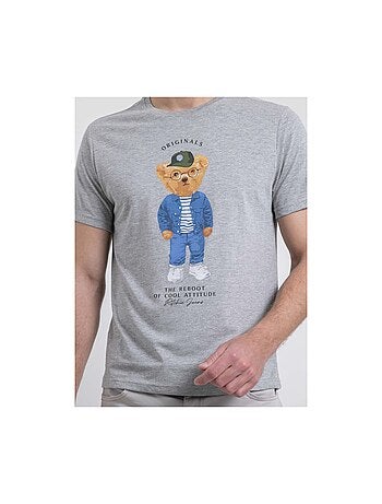 Camiseta de cuello redondo de puro algodón NOBENITO