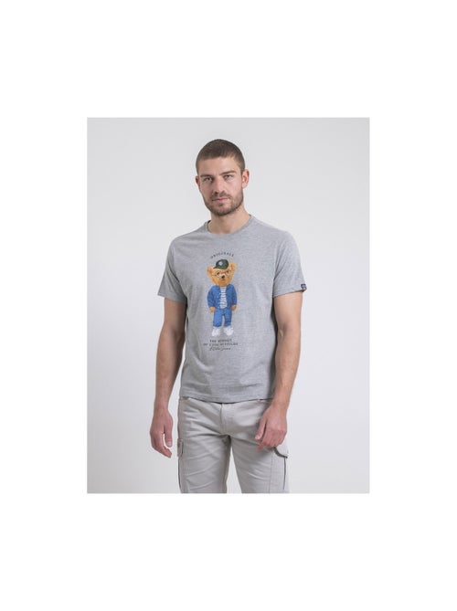 Camiseta de cuello redondo de puro algodón NOBENITO - Kiabi