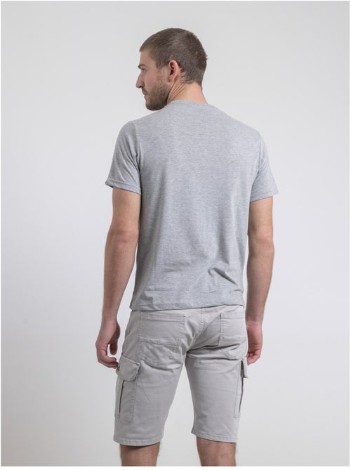 Camiseta de cuello redondo de puro algodón NOBENITO - Kiabi