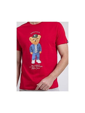 Camiseta de cuello redondo de puro algodón NOBENITO