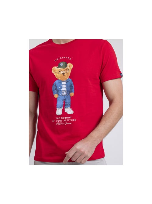 Camiseta de cuello redondo de puro algodón NOBENITO - Kiabi