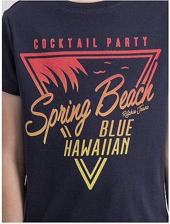 Camiseta de cuello redondo de puro algodón NOCLARK-J