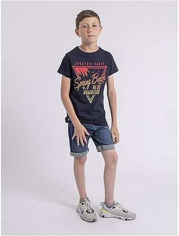 Camiseta de cuello redondo de puro algodón NOCLARK-J