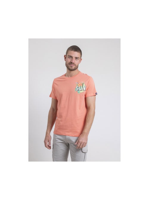 Camiseta de cuello redondo de puro algodón NOGOZO - Kiabi