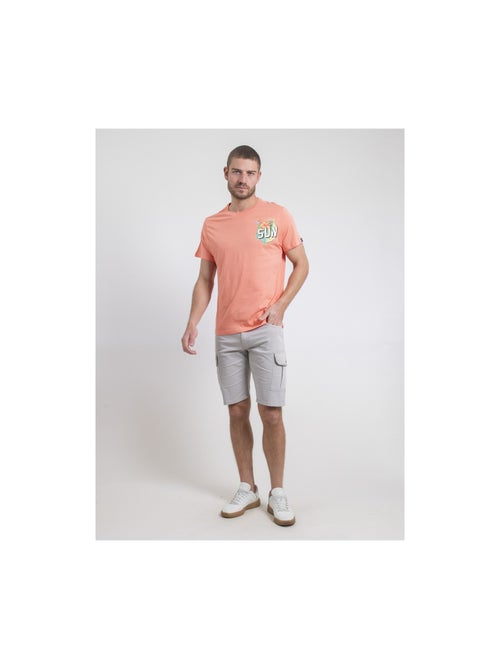 Camiseta de cuello redondo de puro algodón NOGOZO - Kiabi