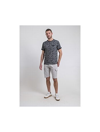 Camiseta de cuello redondo de puro algodón NORIMA