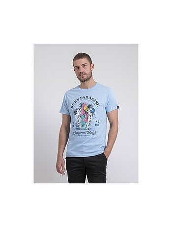 Camiseta de cuello redondo de puro algodón NOUKIWI